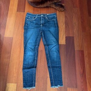 rag & bone Dark Blue Ankle Jeans 27 Mad River wash